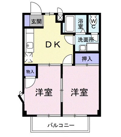 ガーデンヒルズⅠの物件間取画像